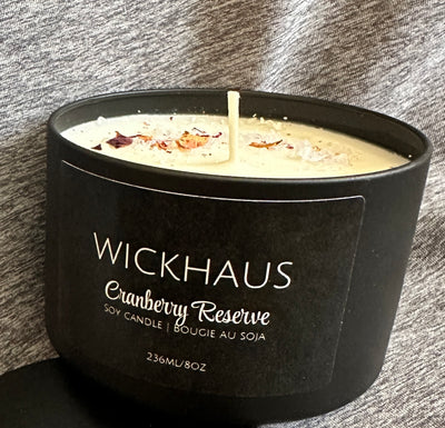 Cranberry Reserve Soy Candle 8 oz