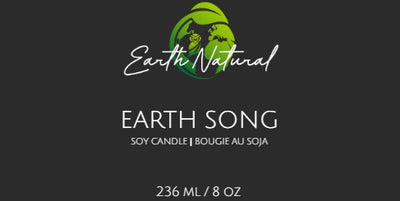 Earth Song Soy Candle 8 oz