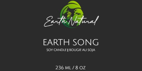 Earth Song Soy Candle 8 oz