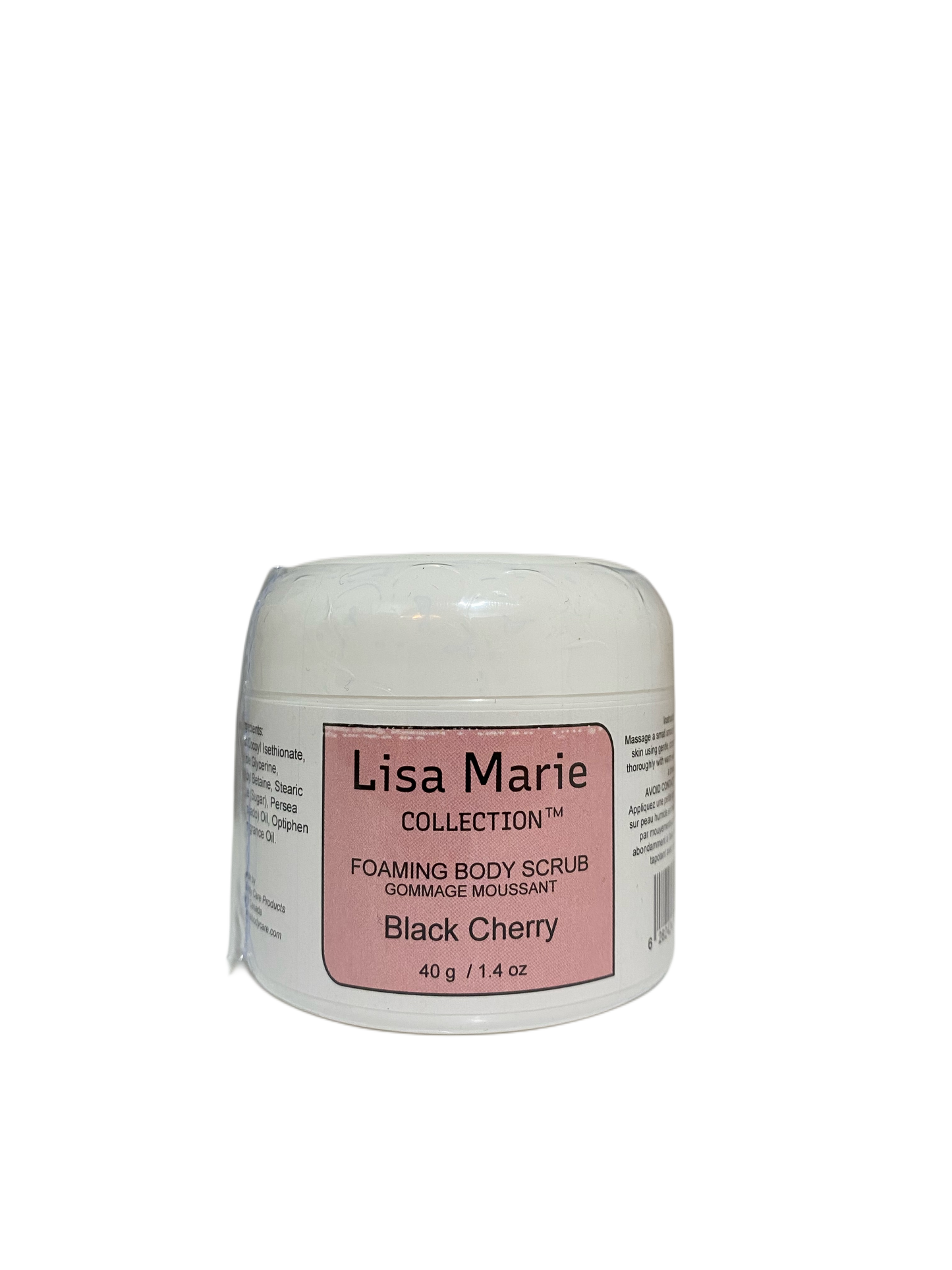 LMC: Black Cherry Foaming Sugar Body Scrub 25 g